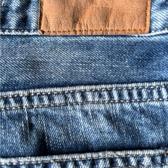 H&M Blue Wash Embroidered Floral Distressed Lace Slim Boyfriend Jeans 25-32 - Picture 6 of 6